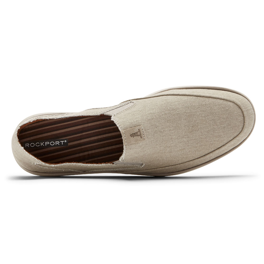 Rockport Mens Slip-On Beige - Austyn - UK 023-LRNDKB